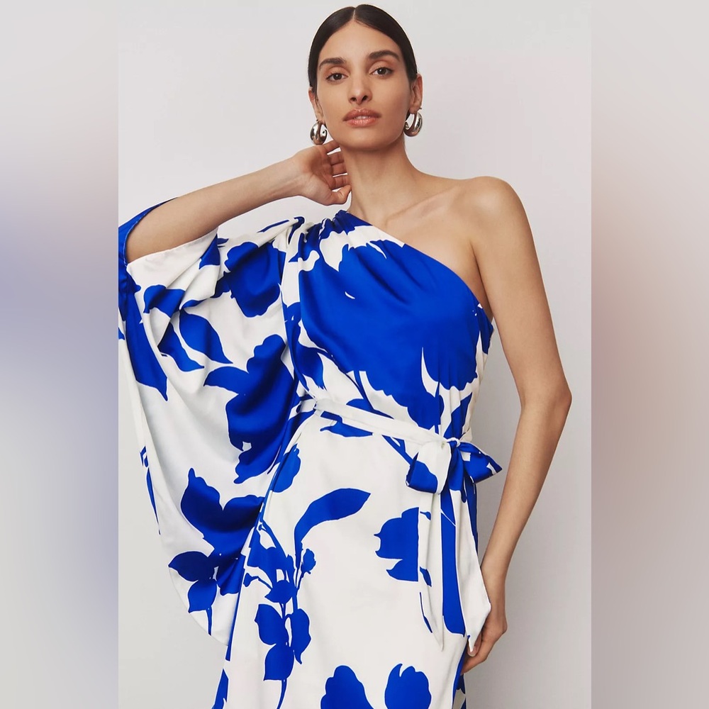 Hutch Stretch Satin One-Shoulder Maxi Dress - Picture 5 of 5
